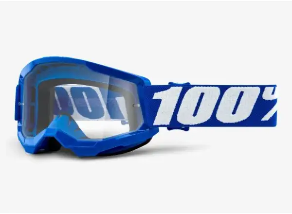 100% Strata 2 dětské brýle Blue Clear Lens